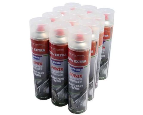 Mehrere Dosen eines Sprayprodukts mit rotem Deckel und grauer Verpackung.