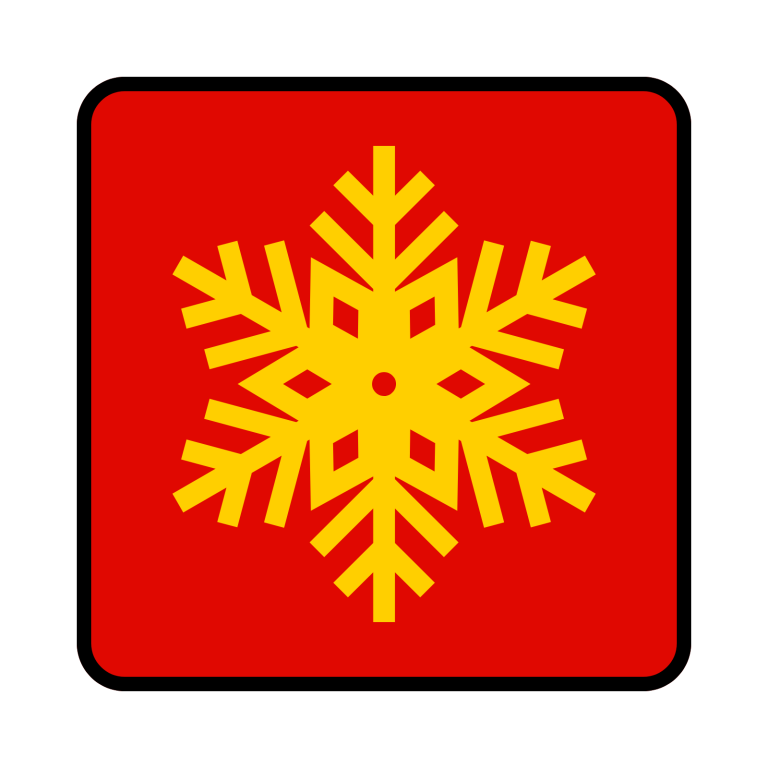 2TaktGarage Krefeld: Ersatzteile, Flüssigkeiten, Inspektionen icon in rot mit schneeflocke drauf