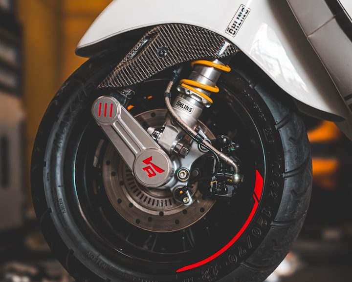 Reifen vom Motorroller